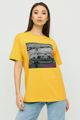 Футболка Oversize / air print /