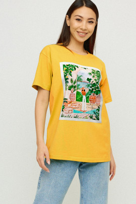 Футболка Oversize / air print /