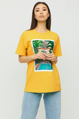 Футболка Oversize / air print /