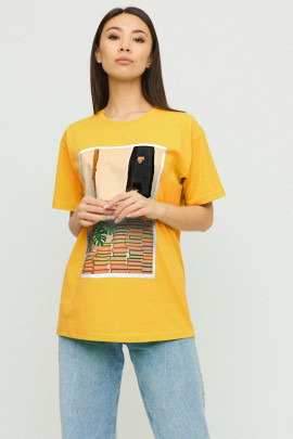 Футболка Oversize / air print /