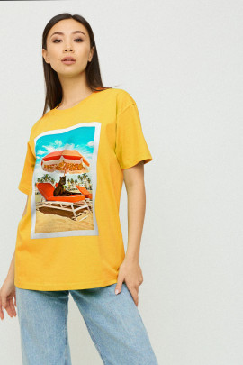 Футболка Oversize / air print /