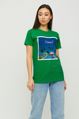 Футболка Boyfriend / air print /