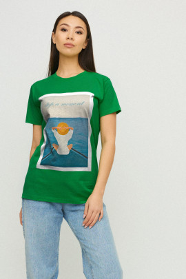 Футболка Boyfriend / air print /