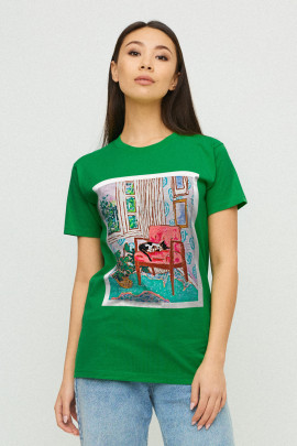 Футболка Boyfriend / air print /