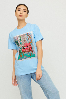 Футболка Boyfriend / air print /