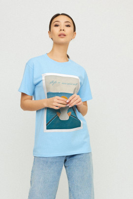 Футболка Boyfriend / air print /