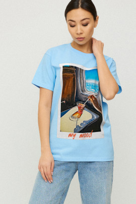 Футболка Boyfriend / air print /