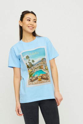 Футболка Boyfriend / air print /