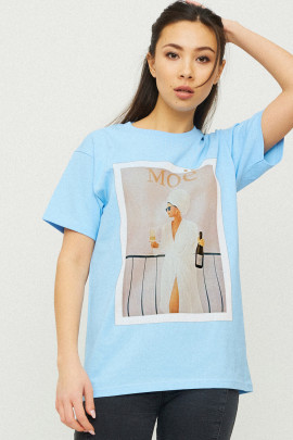 Футболка Boyfriend / air print /