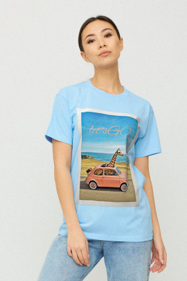 Футболка Boyfriend / air print /