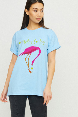 Футболка Oversize / air print /