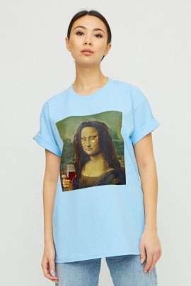 Футболка Oversize / air print /