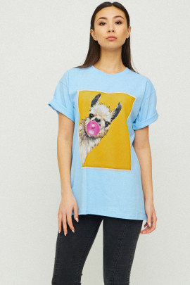 Футболка Oversize / air print /
