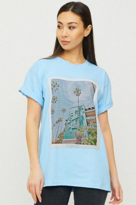 Футболка Oversize / air print /