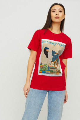 Футболка Boyfriend / air print /