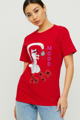 Футболка Boyfriend / air print /