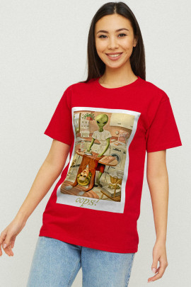 Футболка Boyfriend / air print /