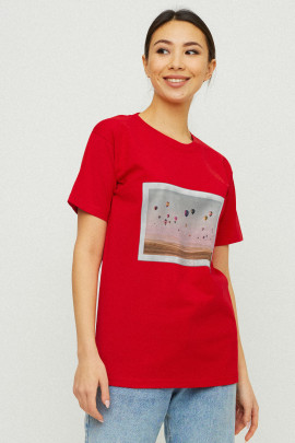 Футболка Boyfriend / air print /