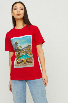 Футболка Boyfriend / air print /