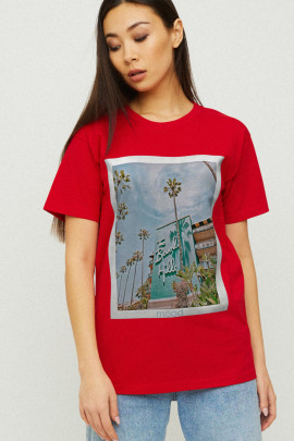 Футболка Boyfriend / air print /