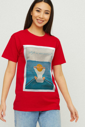 Футболка Boyfriend / air print /