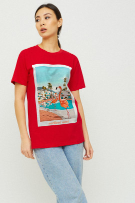 Футболка Boyfriend / air print /