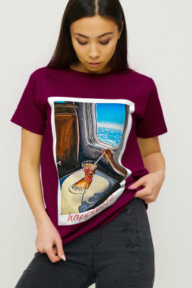 Футболка Boyfriend / air print /