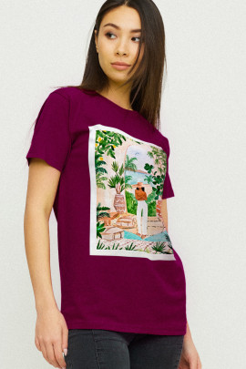 Футболка Boyfriend / air print /