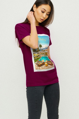 Футболка Boyfriend / air print /