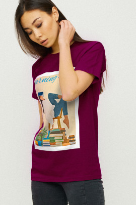 Футболка Boyfriend / air print /