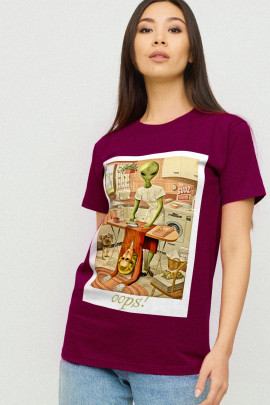 Футболка Boyfriend / air print /