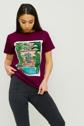 Футболка Boyfriend / air print /