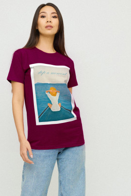 Футболка Boyfriend / air print /