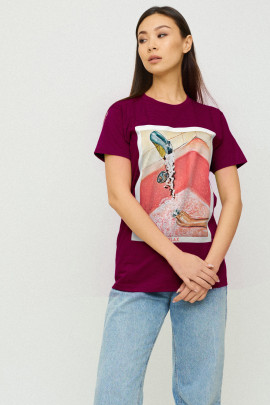 Футболка Boyfriend / air print /