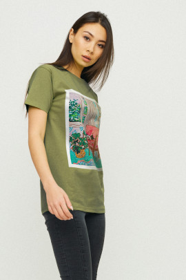 Футболка Boyfriend / air print /