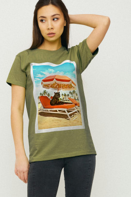 Футболка Boyfriend / air print /