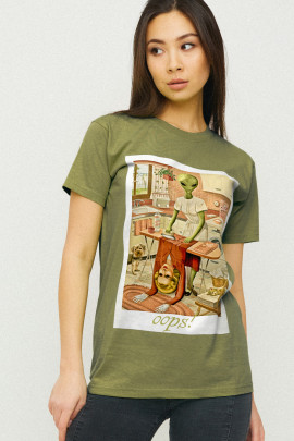 Футболка Boyfriend / air print /