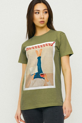 Футболка Boyfriend / air print /