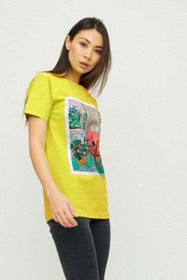 Футболка Boyfriend / air print /