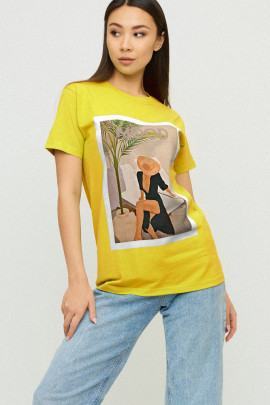 Футболка Boyfriend / air print /