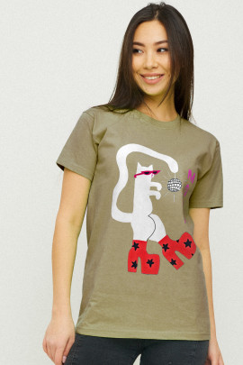 Футболка Boyfriend / air print /