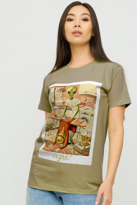 Футболка Boyfriend / air print /