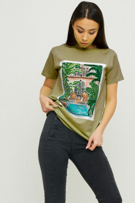 Футболка Boyfriend / air print /