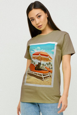 Футболка Boyfriend / air print /