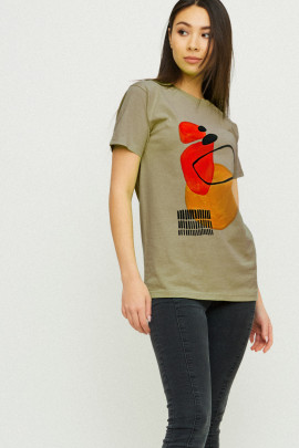 Футболка Boyfriend / air print /