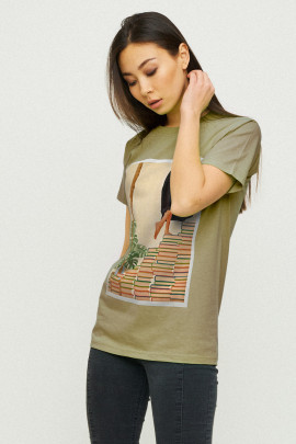 Футболка Boyfriend / air print /