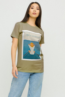 Футболка Boyfriend / air print /