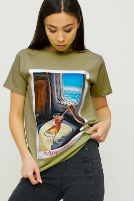 Футболка Boyfriend / air print /