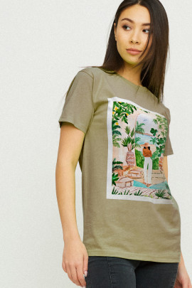 Футболка Boyfriend / air print /