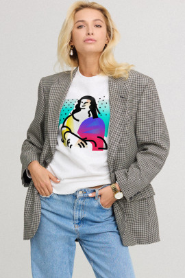 Свитшот женский basic  /no flis/ 